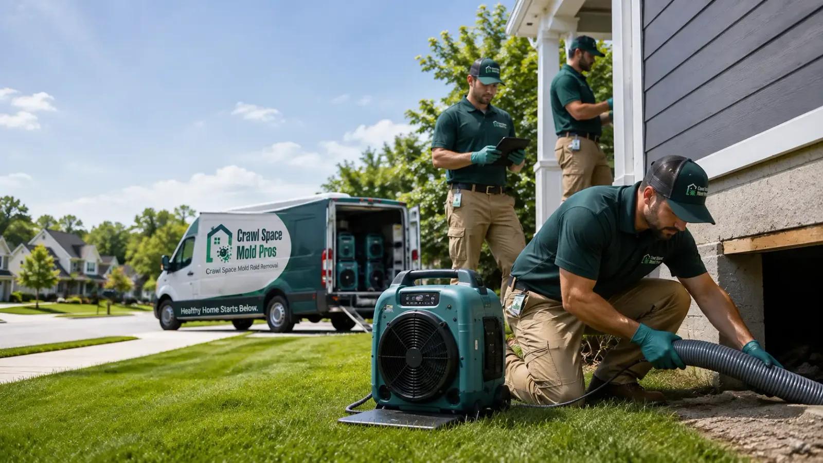 Crawl Space Mold Removal in Munster, IN